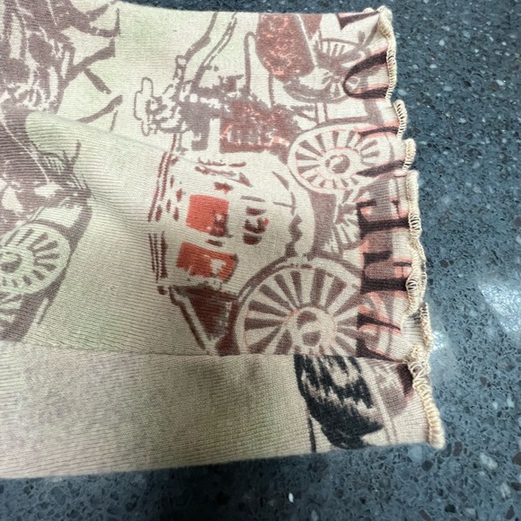 Ladies Ash & Sara western Pullover size XL tan multicolored print - Picture 13 of 13